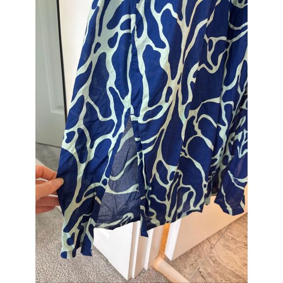 NWOT H&M sea scene coral kaftan small, $100 - Picture 5 of 7